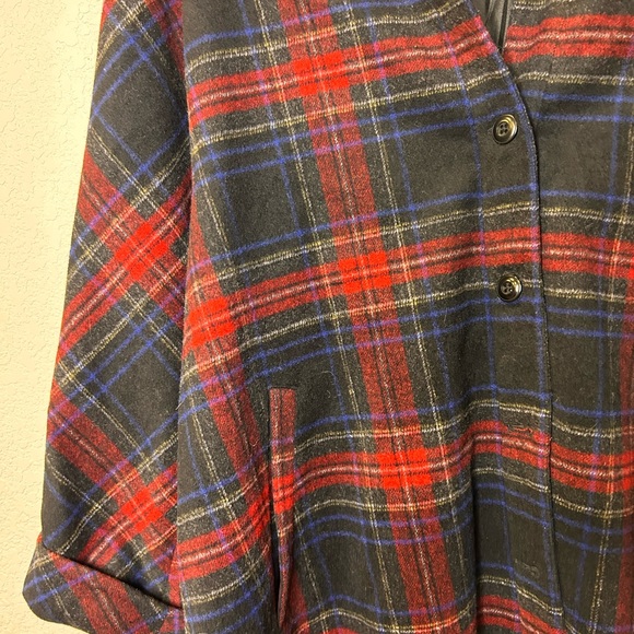 THE GREAT. Plaid button up coat - Picture 3 of 5
